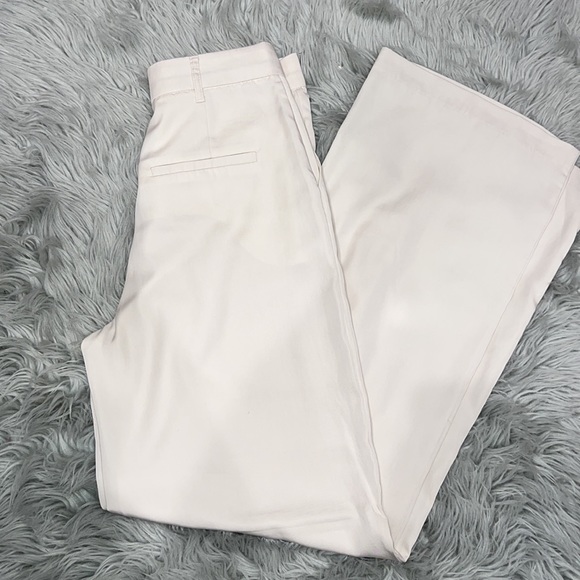 Flowy Wide Pants - Cream